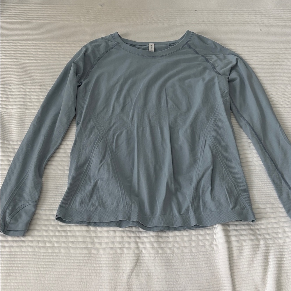Athleta Sky Blue Long Sleeve Top